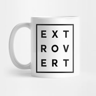 Extrovert Boxed (Black) Mug